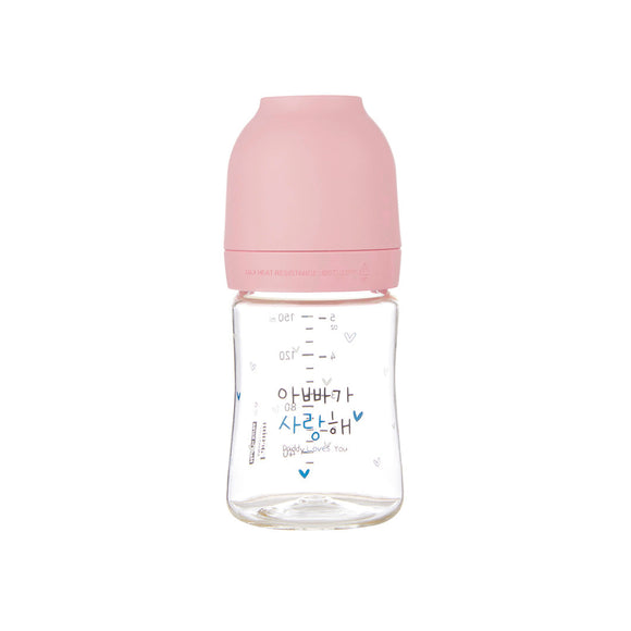 [BABY FAIR] PPSU Bottle 150ml (Pink) + 1 box teats