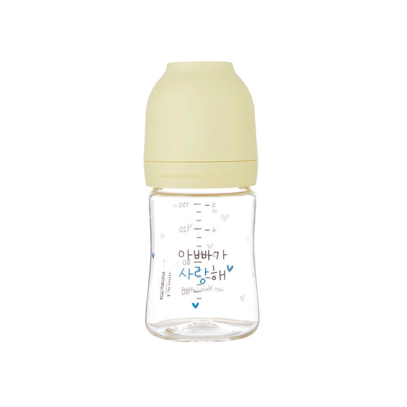 [BABY FAIR] PPSU Bottle 150ml (Yellow) + 1 box teats