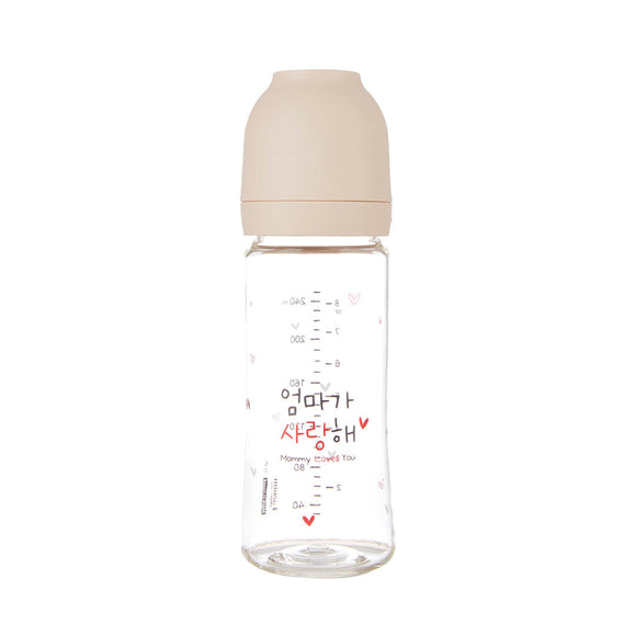 [FLASH] PPSU Bottle 250ml (Beige) + 1 box teats