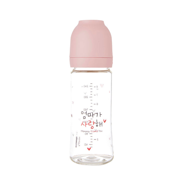 [FLASH] PPSU Bottle 250ml (Pink) + 1 box teats