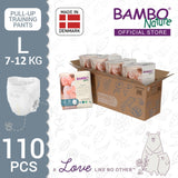 Bambo Nature Training Pants [Size 4 / 7-12kg] 22pcs/ pack, 5-packs