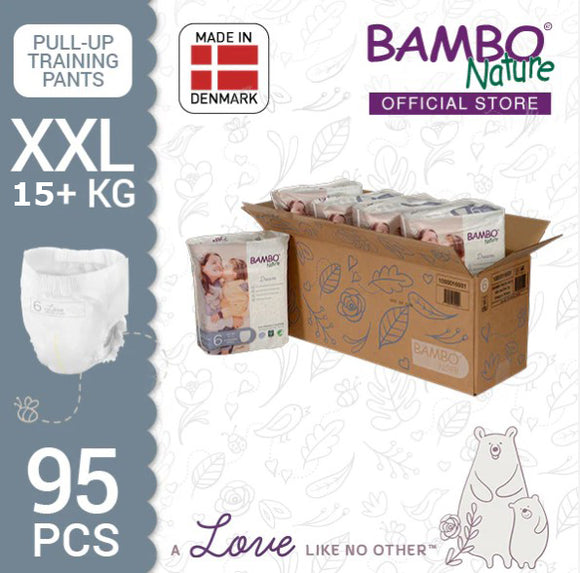 Bambo Nature Training Pants [Size 6 / 15+kg] 19pcs/ packs, 5-packs