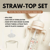 Haenim All-in-One Bottle Straw Handle Accessory Package | Sippy Cup Accessory | Made in Korea