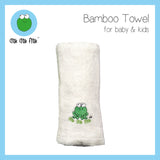 CrokCrokFrok Bamboo Towel for Baby & Kids - Blue - Small