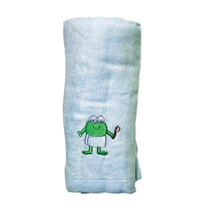 CrokCrokFrok Bamboo Towel for Baby & Kids - Blue - Small