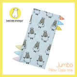 Bed-Time Buddy™ Case Big Sheepz Blue with Color & Stripe tag - Jumbo