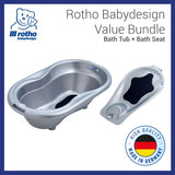 Rotho Babydesign Top Bundle A, Bath Tub + Bath Seat (5 Colors)
